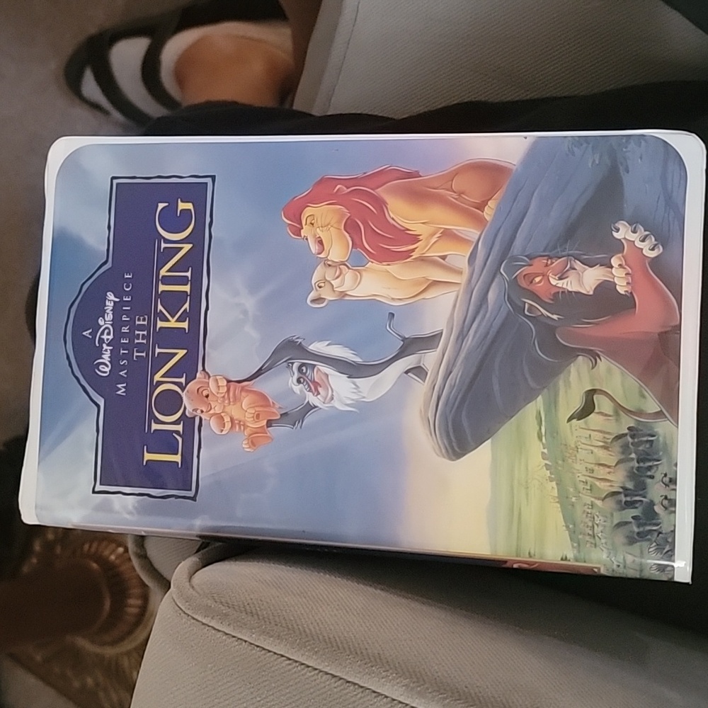 The Lion King on VHS a Walt Disney Masterpiece